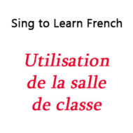 Utilisation de la salle de classe – Use of the Classroom