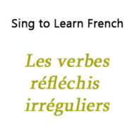 Les verbes réfléchis irréguliers – Irregular Reflexive Verbs